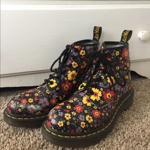 Floral Doc Martens